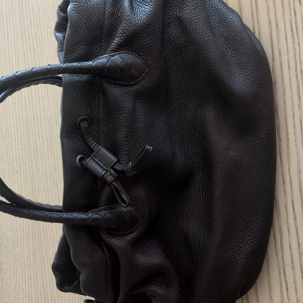 Bottega Veneta Dark Brown Intrecciato Satchel Leather Bag 👜 Purse Authentic - Picture 4 of 14